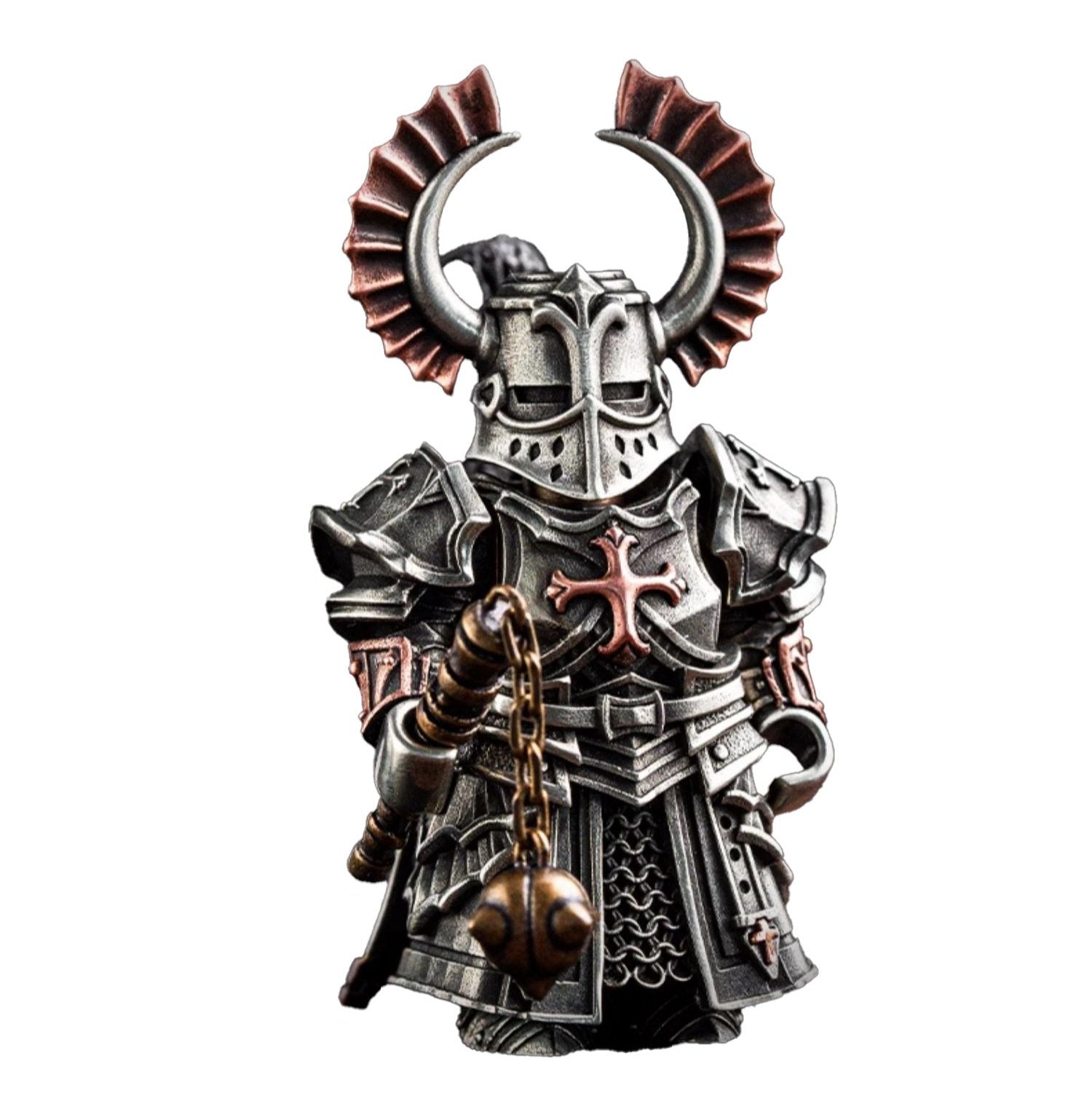 Nordic Style Handmade Pure Copper Magnetic Crusader Figurine