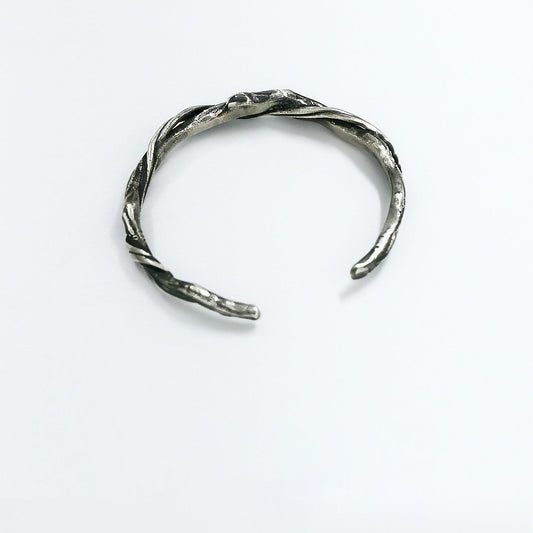 Driftwood Pure Silver Bracelet