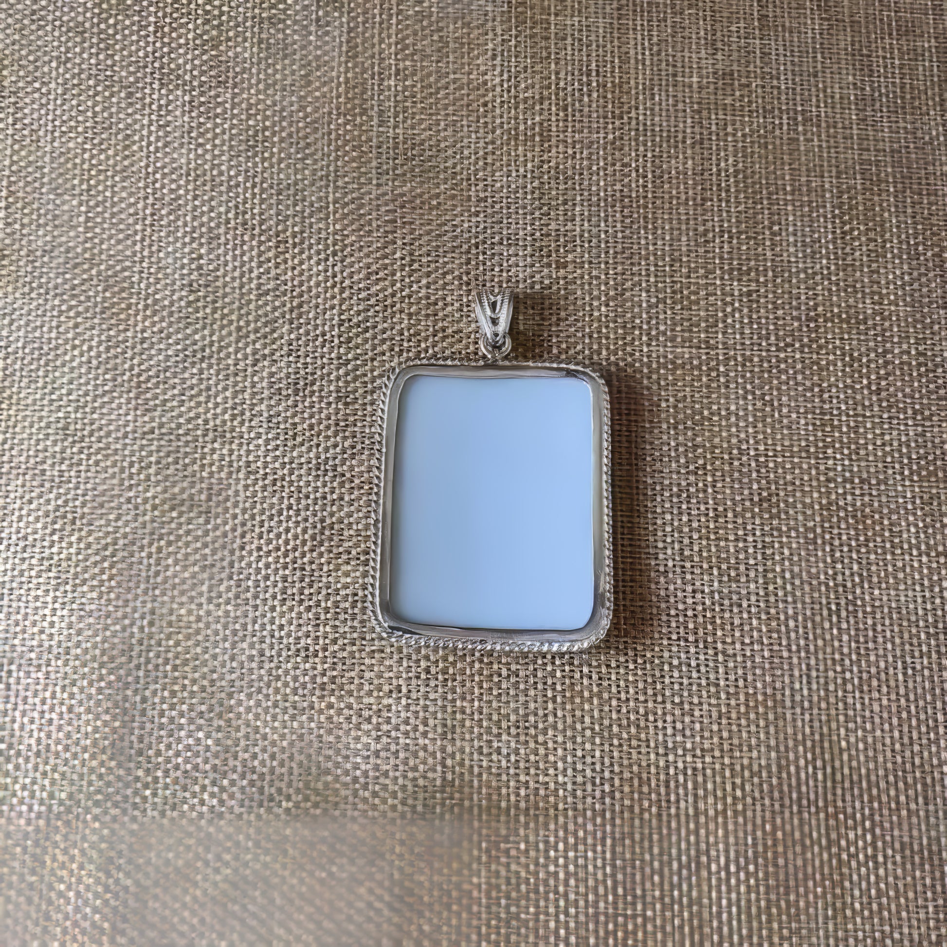 Blue and White Porcelain Pendant