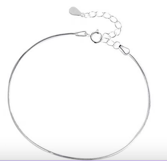 Silken Silver | Fine Sterling Silver Snake Chain Bracelet