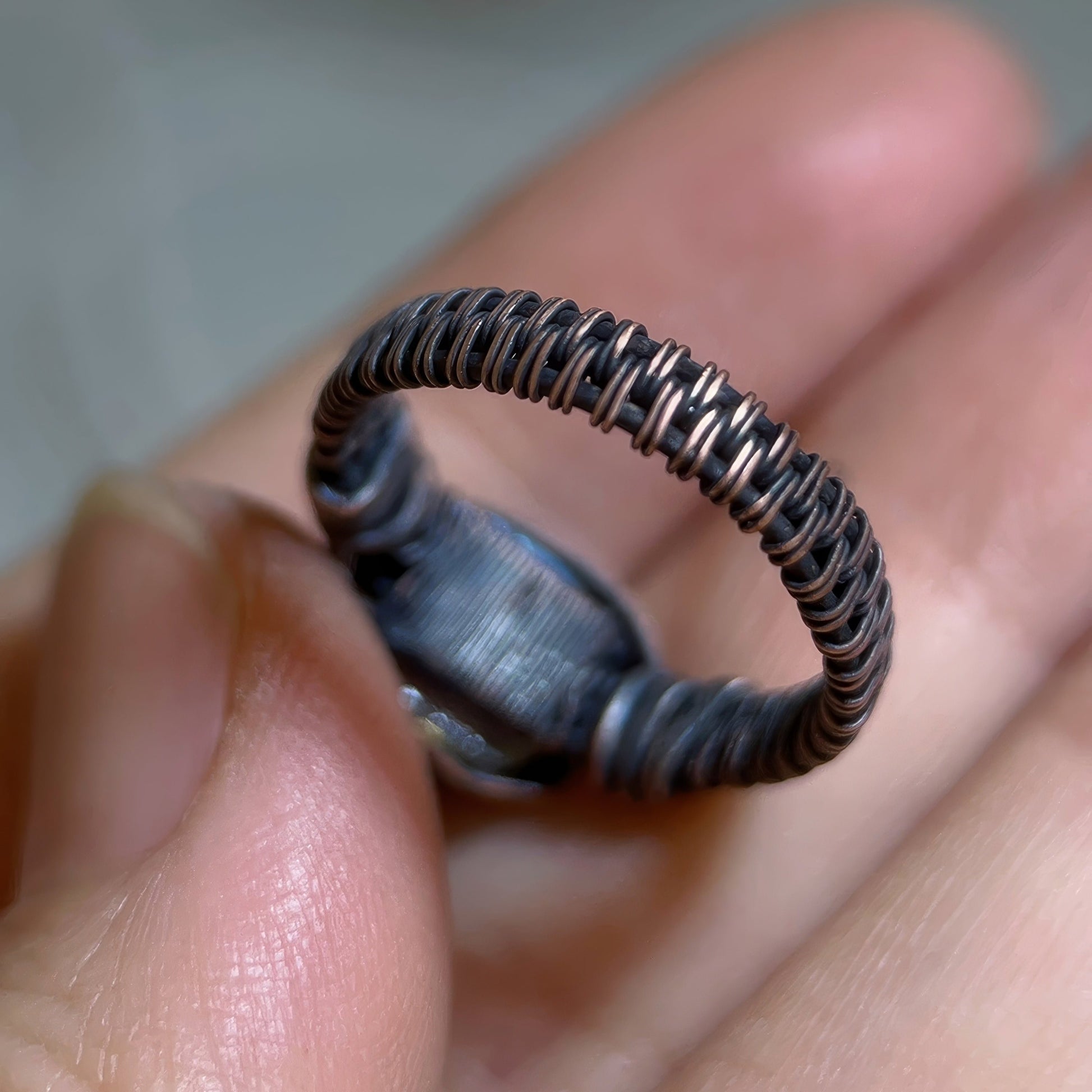 Radiant Light Labradorite Handmade Ring